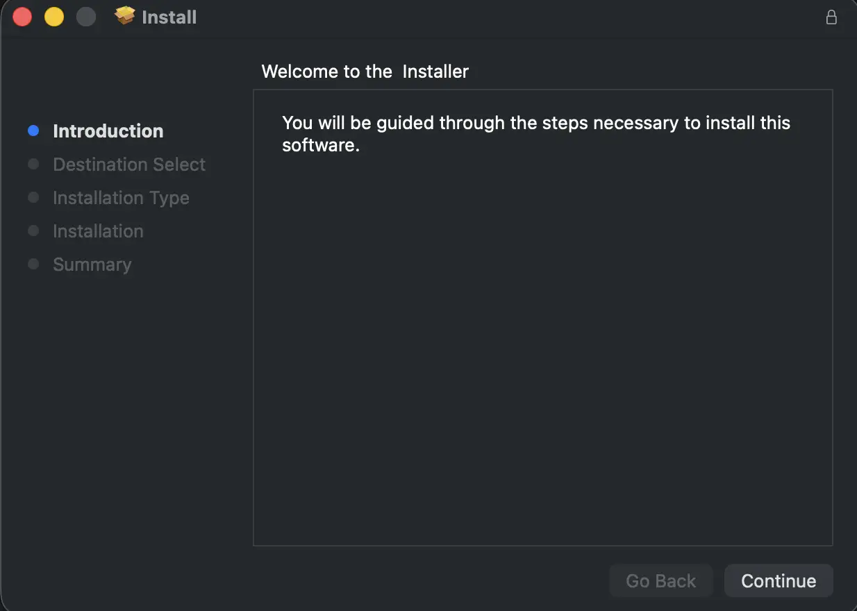 Choose Installation Method